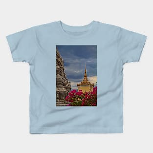 Cambodia. Phnom Pehn. On the grounds of the Royal Palace. Kids T-Shirt